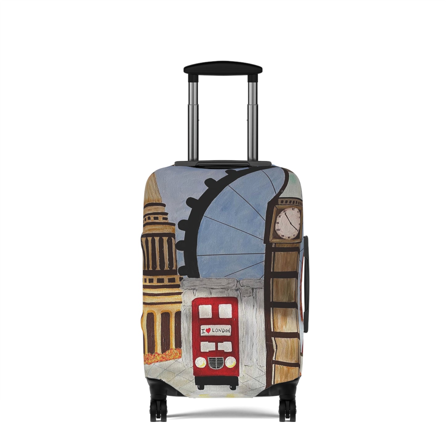 I Love London Luggage Cover