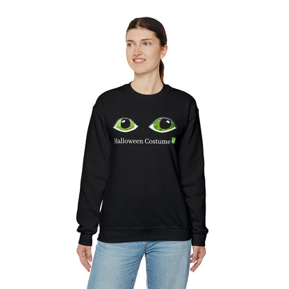 Halloween Spooky Eyes Unisex Heavy Crewneck Sweatshirt