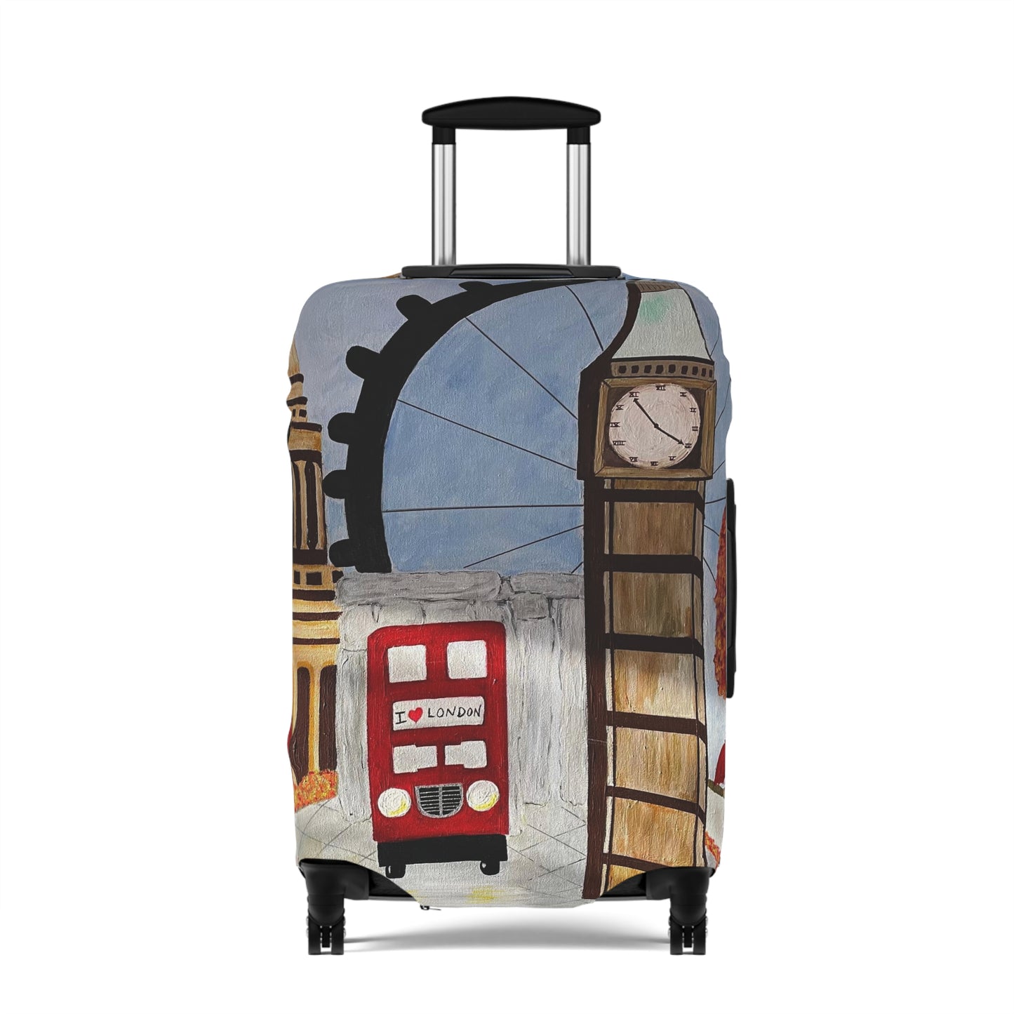 I Love London Luggage Cover