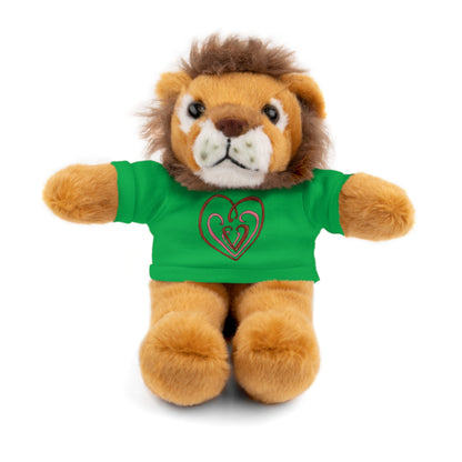 Hearts Intertwined Stuffed Animals with Tee