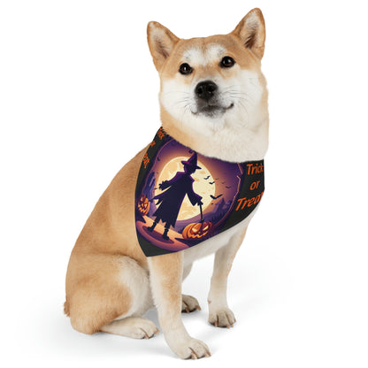 Halloween Witch Trick or Treat Pet Bandana