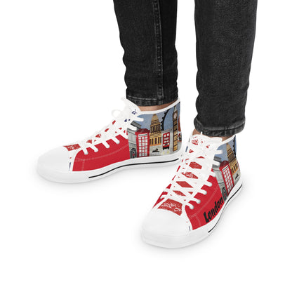 I Love London Men's High Top Sneakers