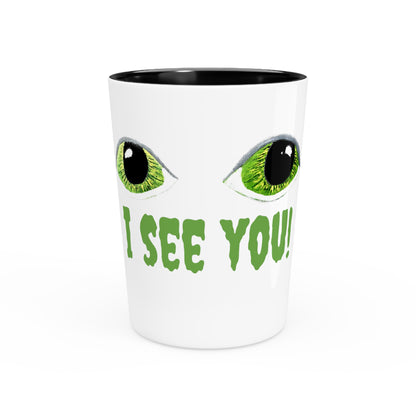 Halloween Spooky Eyes Shot Glass, 1.9oz