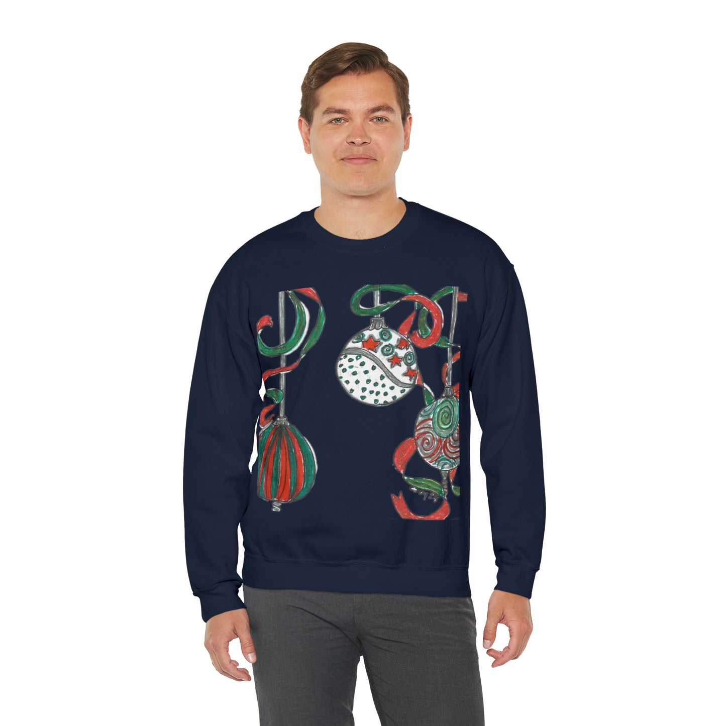 Christmas Ornaments Holiday Sweatshirt