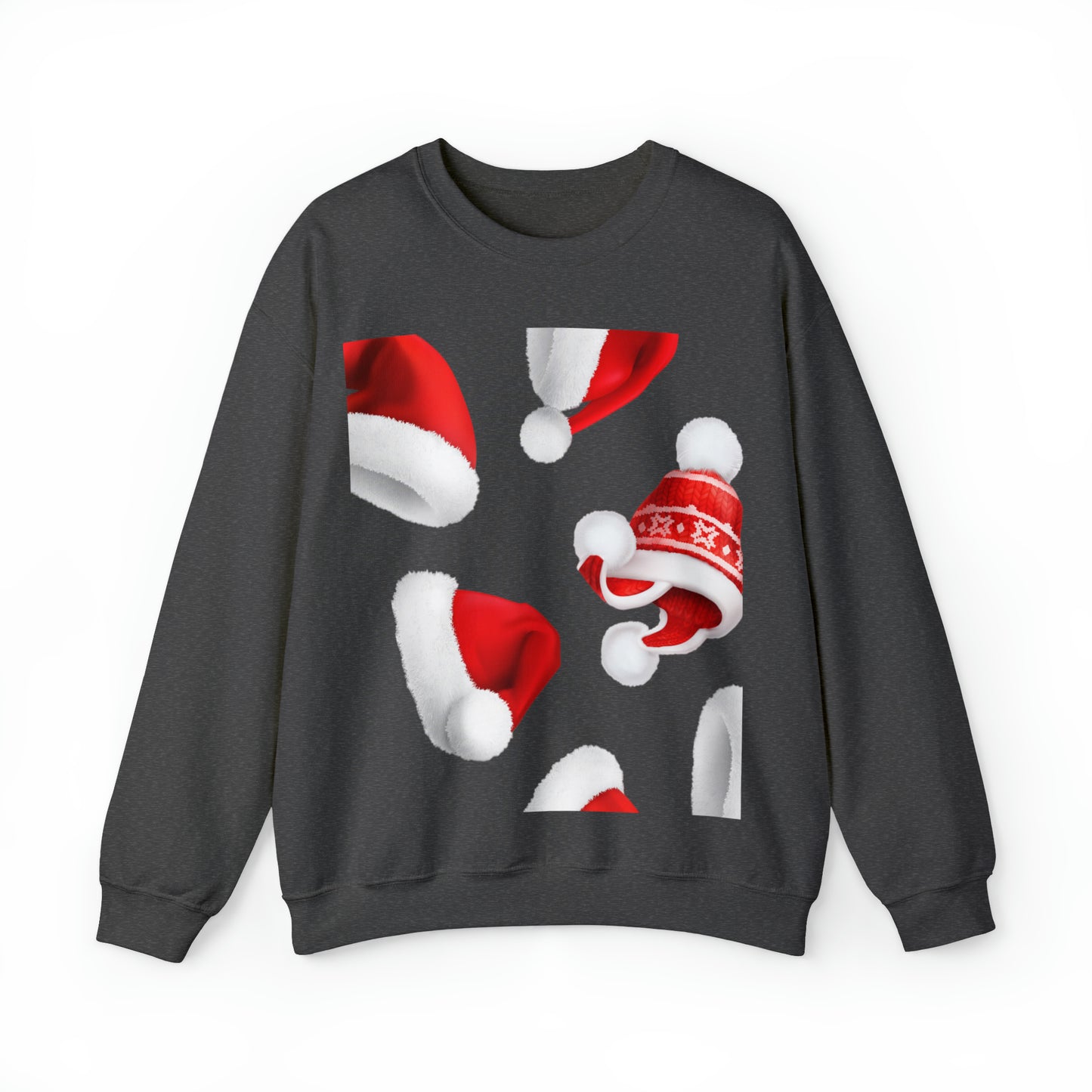 Santa Hat Christmas Holiday Sweatshirt