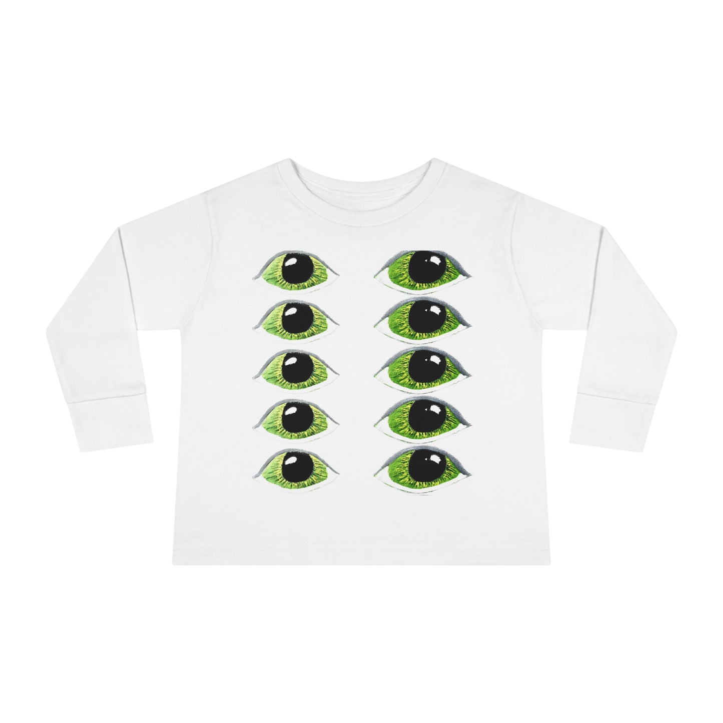 Halloween Spooky Eyes Toddler Long Sleeve Tee Costume