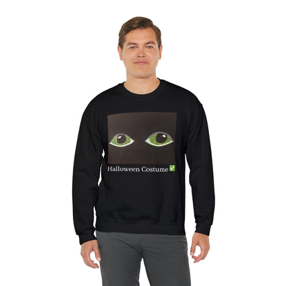 Halloween Spooky Eyes Unisex Heavy Crewneck Sweatshirt