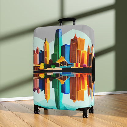 Dallas Texas Reflections Luggage Cover