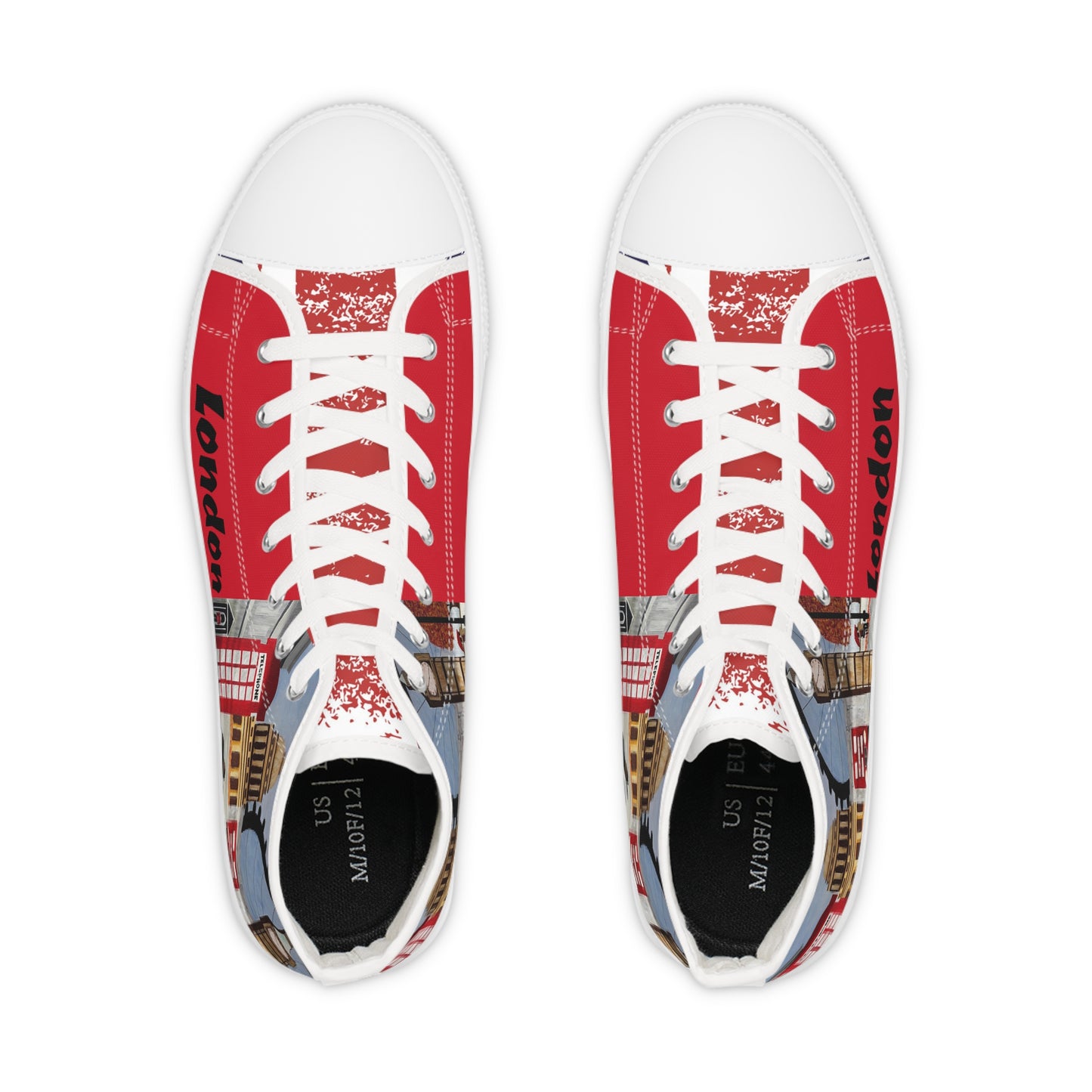 I Love London Men's High Top Sneakers