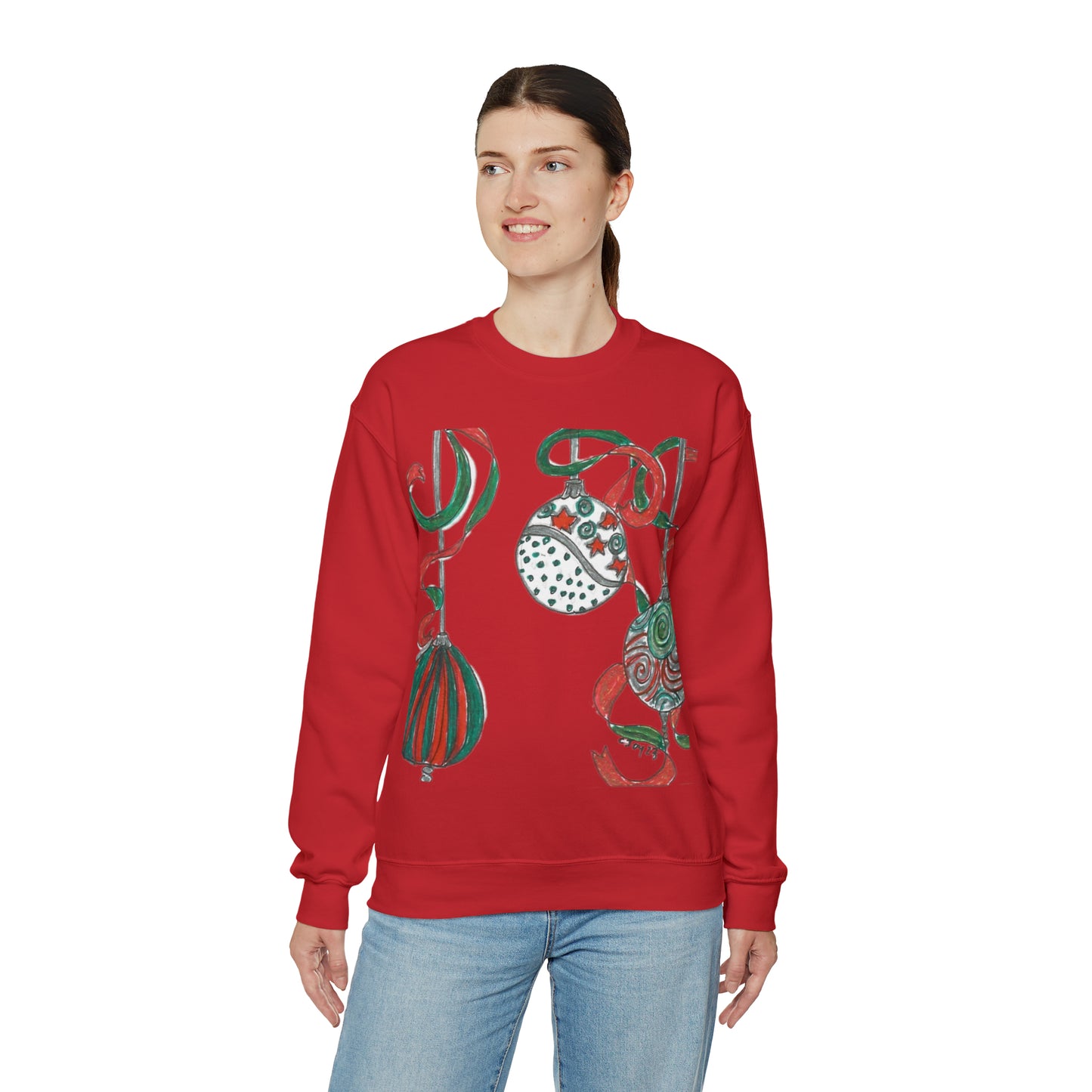 Christmas Ornaments Holiday Sweatshirt