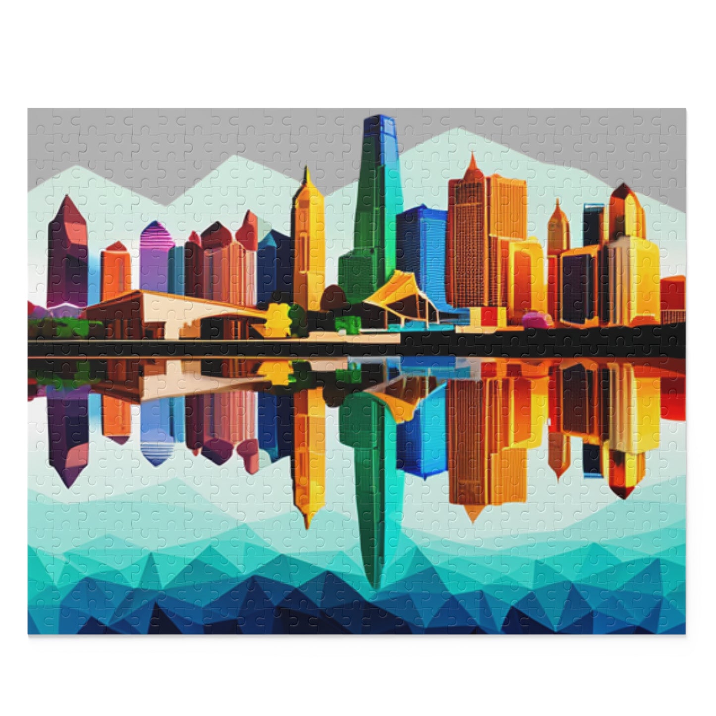 Dallas Texas Reflections Puzzle