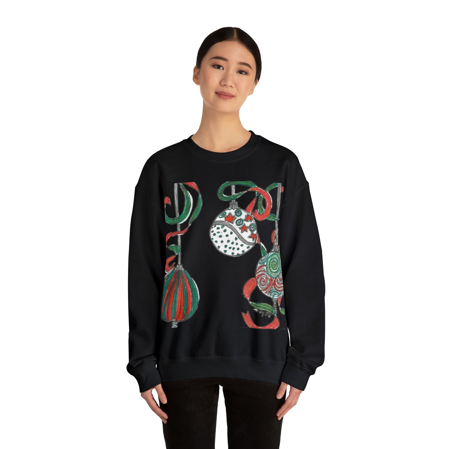 Christmas Ornaments Holiday Sweatshirt