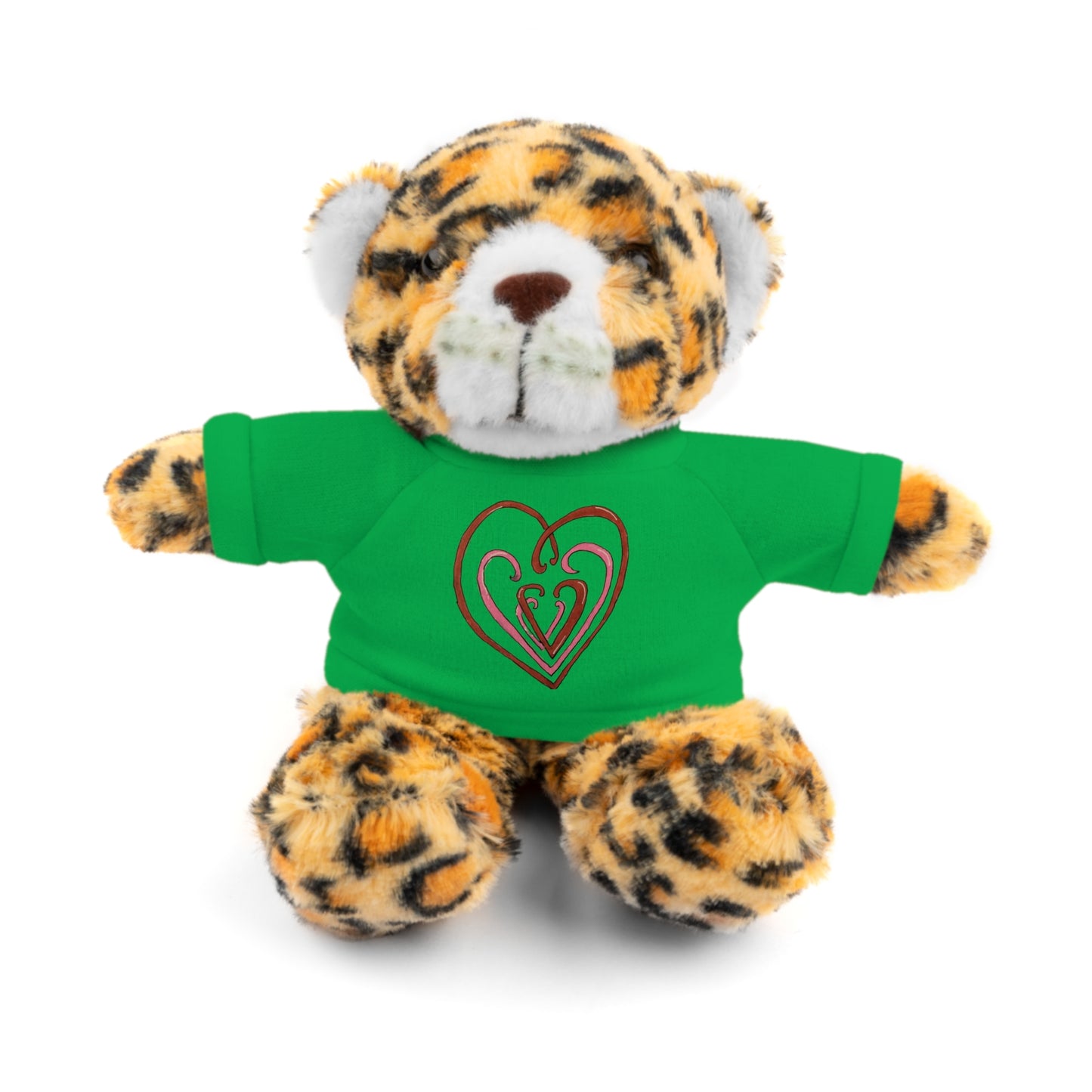 Hearts Intertwined Stuffed Animals with Tee