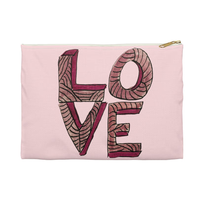 Stacked LOVE Accessory Pouch