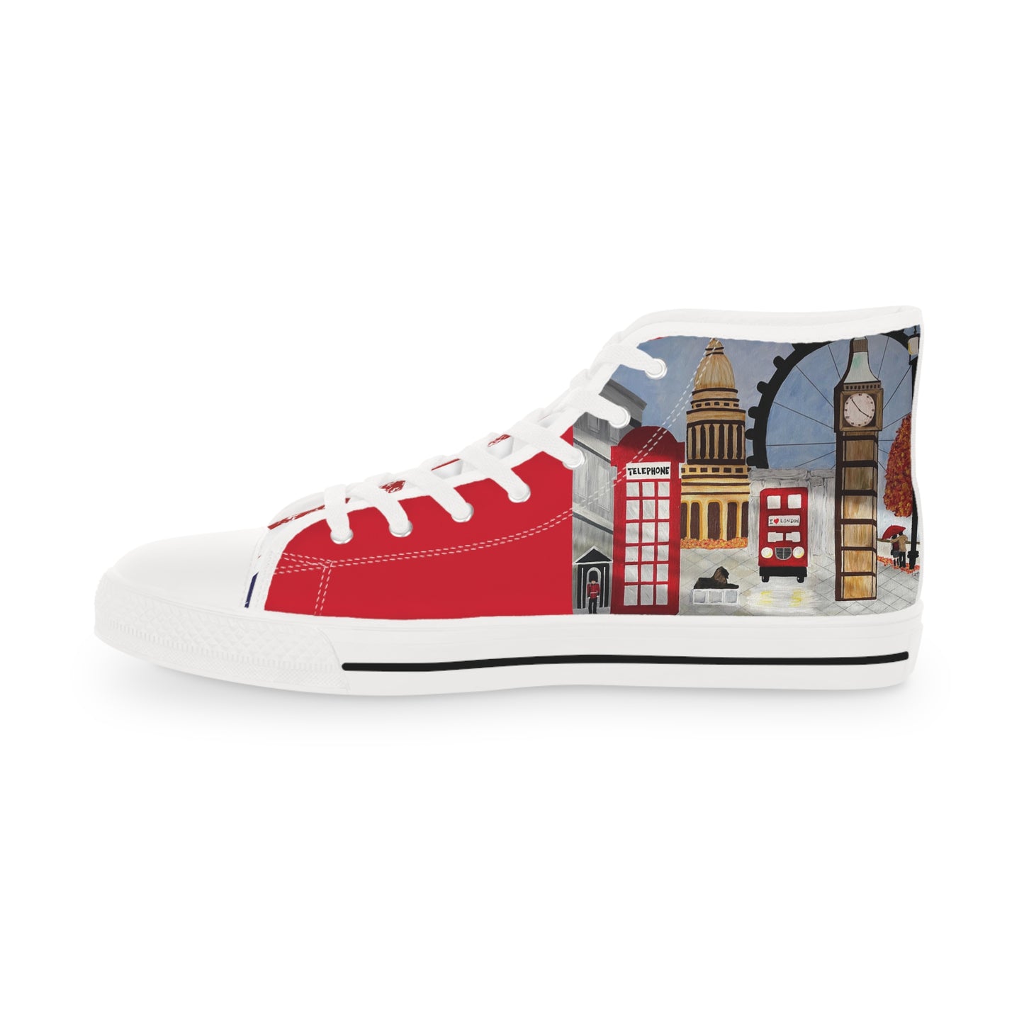 I Love London Men's High Top Sneakers