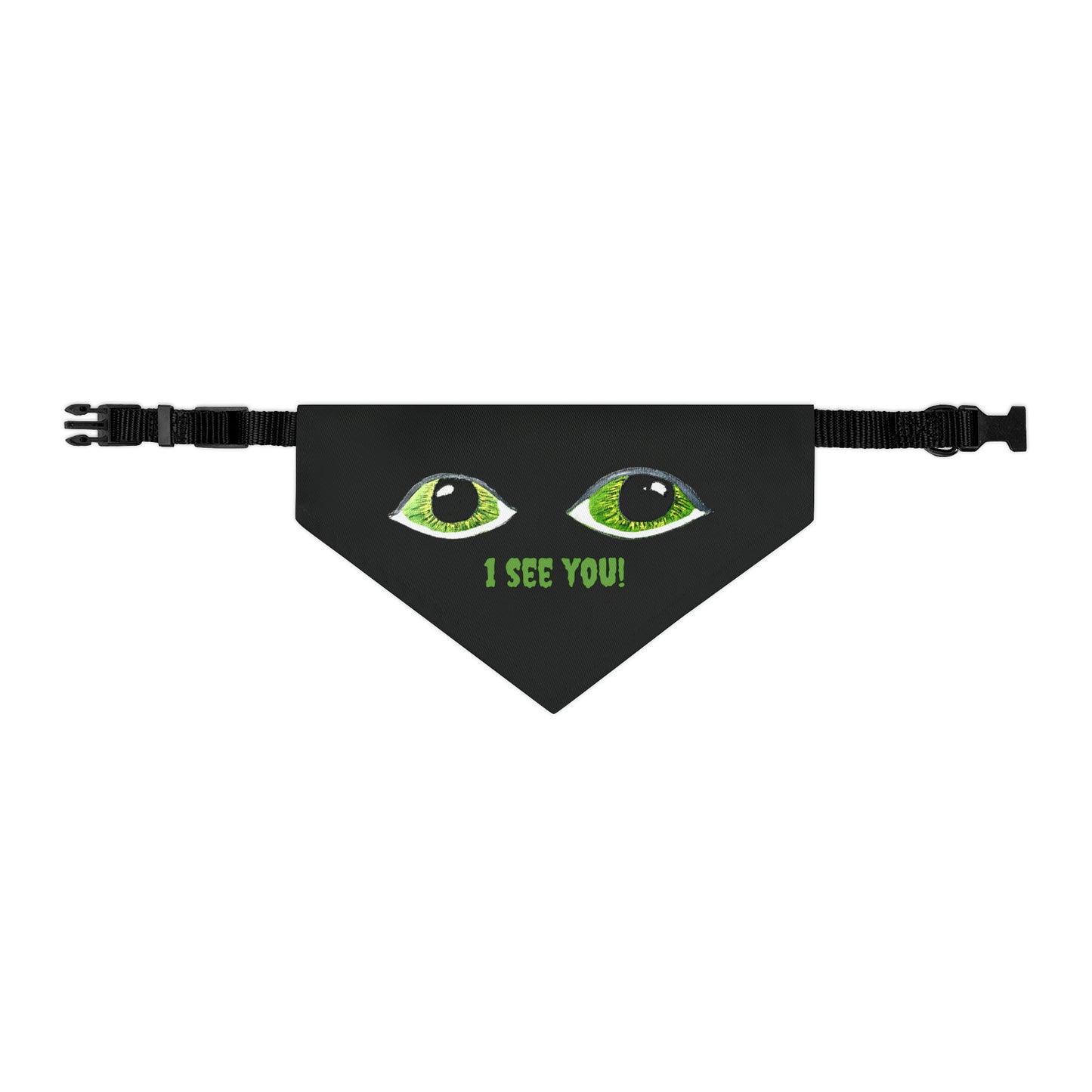 Halloween Spooky Eyes Pet Bandana Collar