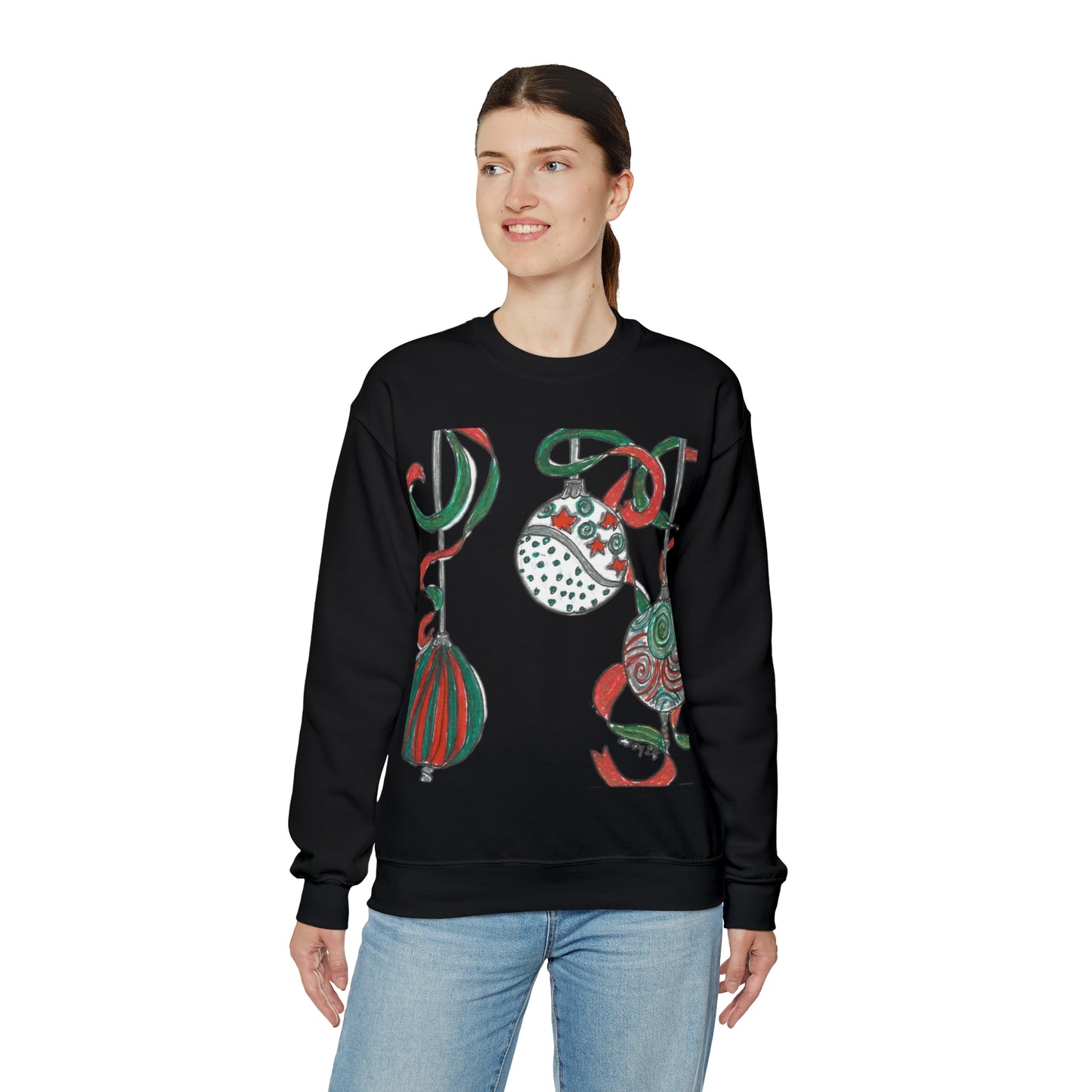 Christmas Ornaments Holiday Sweatshirt