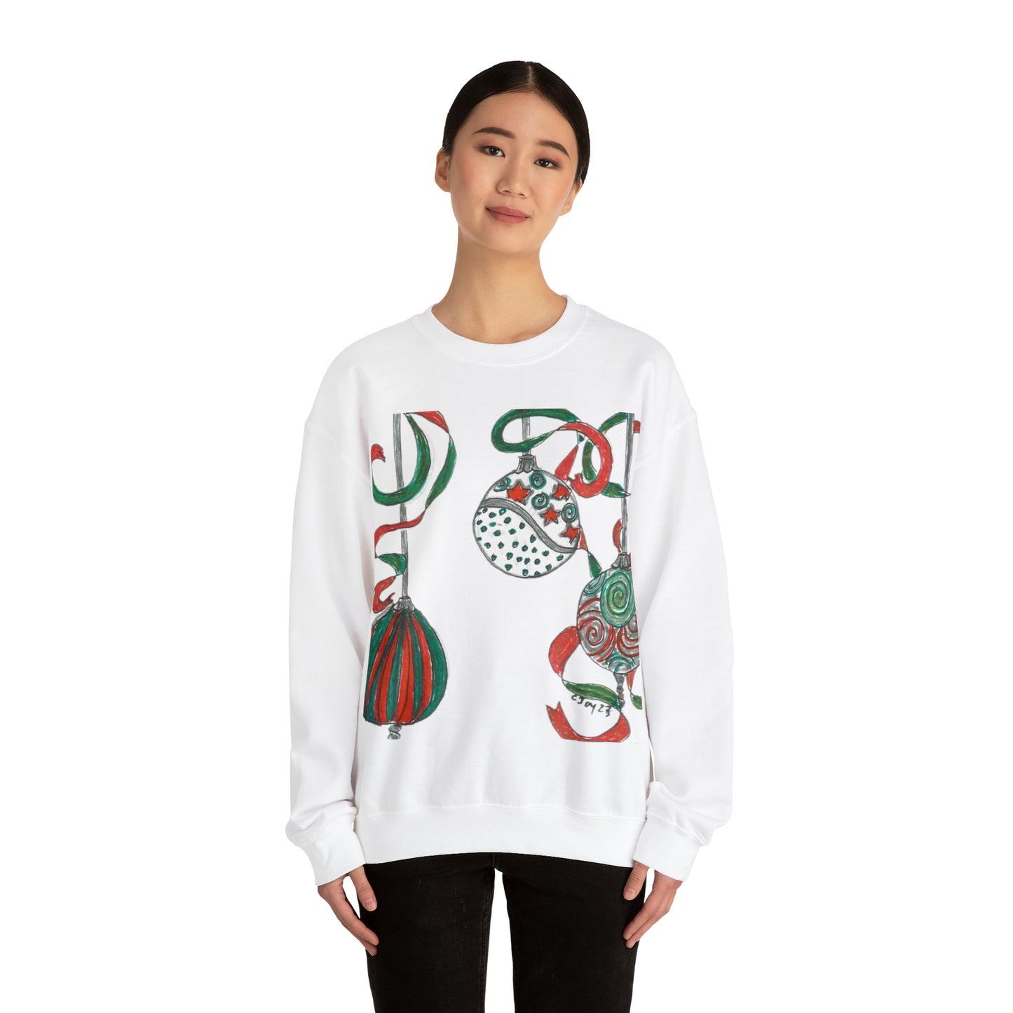 Christmas Ornaments Holiday Sweatshirt