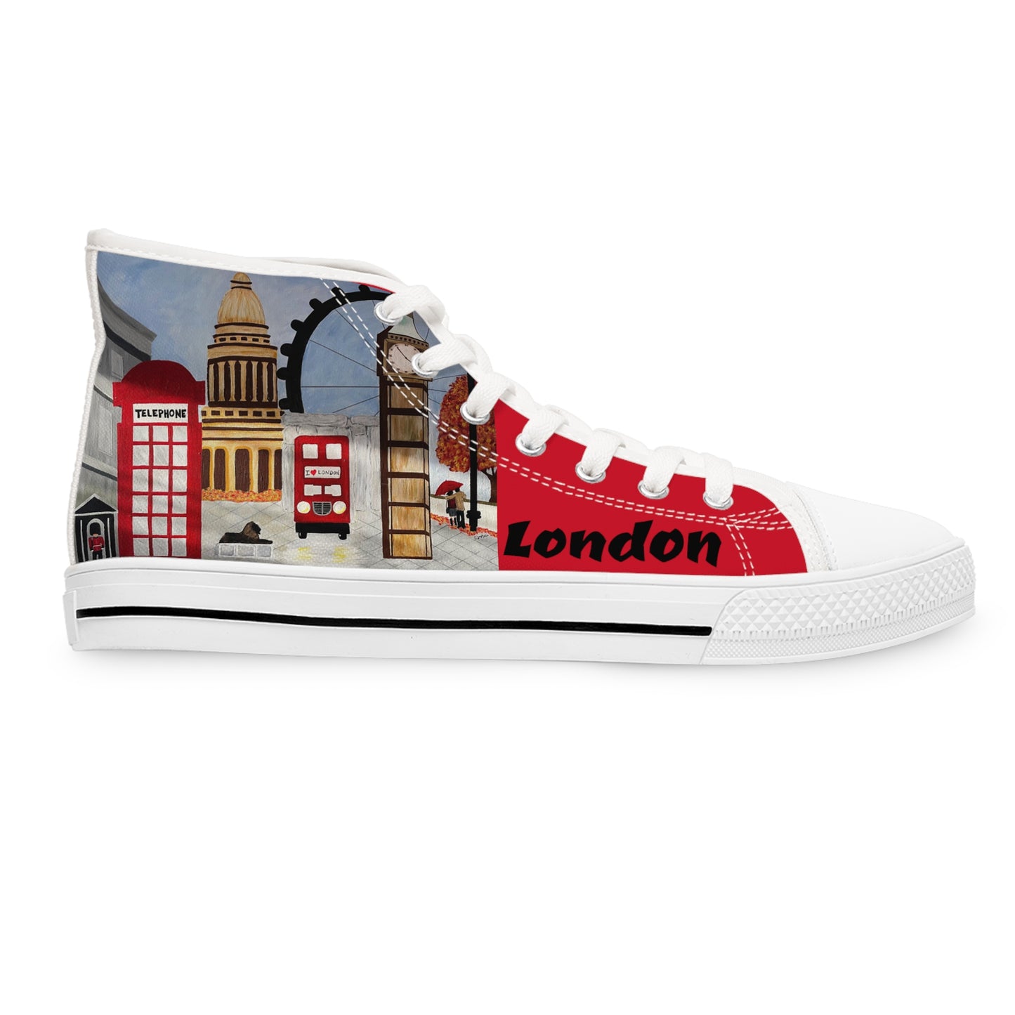 I Love London Women's High Top Sneakers