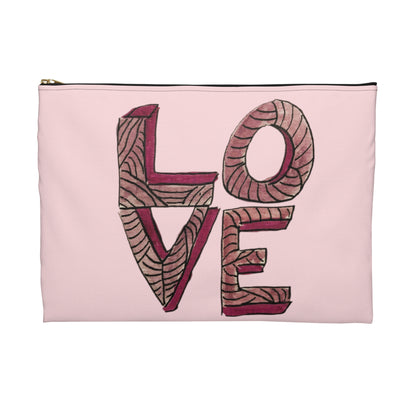 Stacked LOVE Accessory Pouch