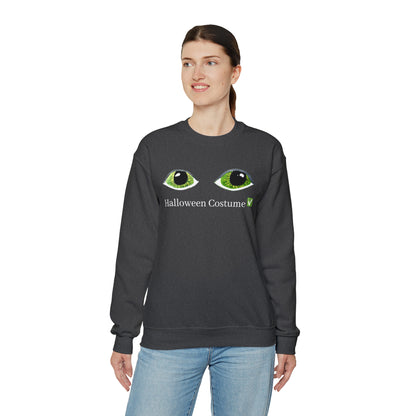 Halloween Spooky Eyes Unisex Heavy Crewneck Sweatshirt