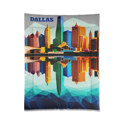 Dallas Texas Reflections Lightweight Comforter