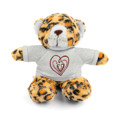 Hearts Intertwined Stuffed Animals with Tee