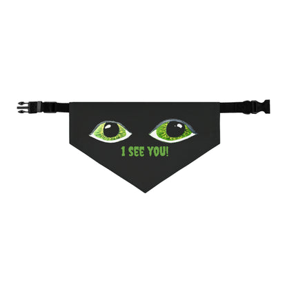 Halloween Spooky Eyes Pet Bandana Collar