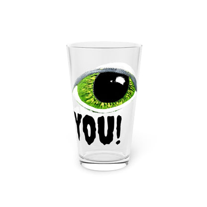 Halloween Spooky Eyes Pint Glass, 16oz