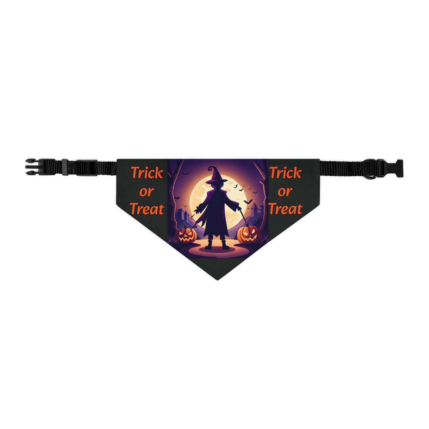 Halloween Witch Trick or Treat Pet Bandana