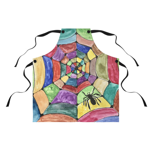 Halloween Colorized Spider Web Apron