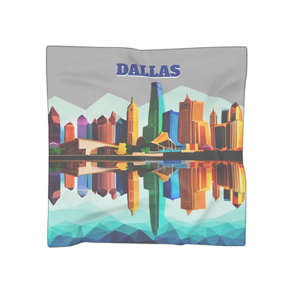 Dallas Texas Reflections Poly Scarf