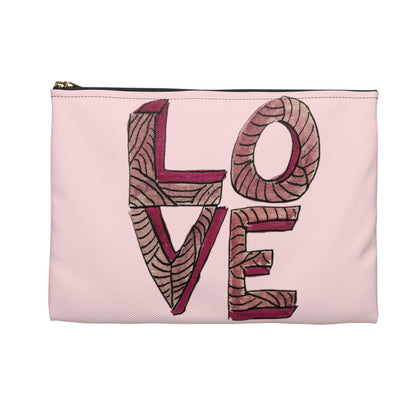 Stacked LOVE Accessory Pouch