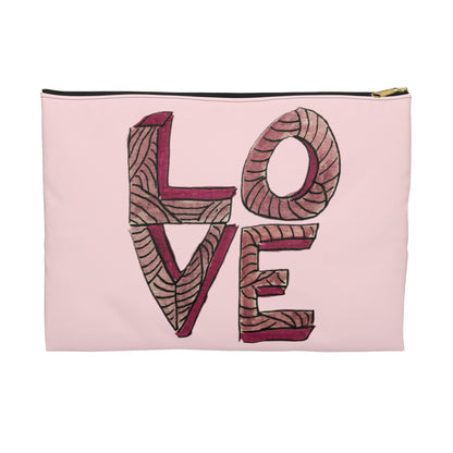 Stacked LOVE Accessory Pouch