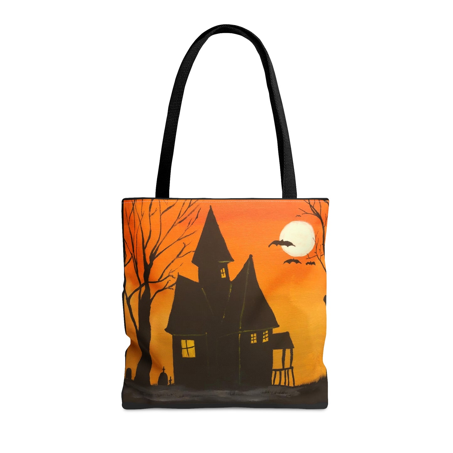 Halloween Spooky House Tote Bag