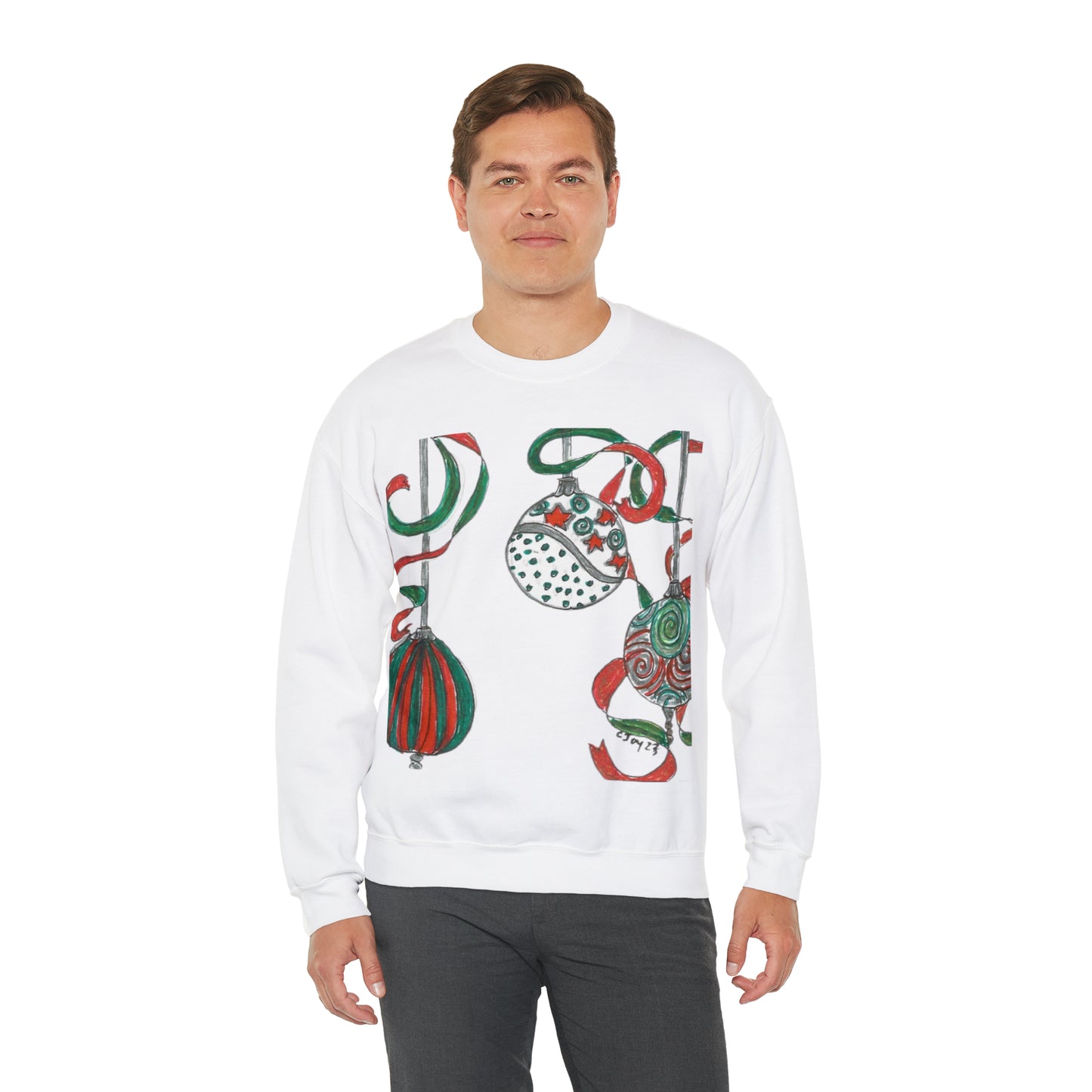 Christmas Ornaments Holiday Sweatshirt