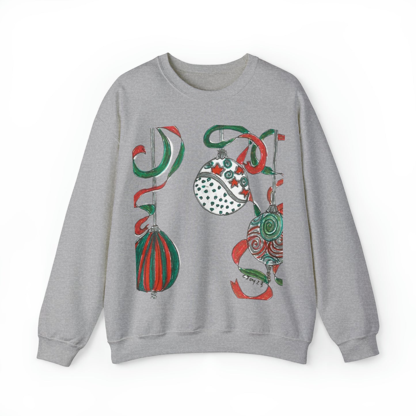 Christmas Ornaments Holiday Sweatshirt