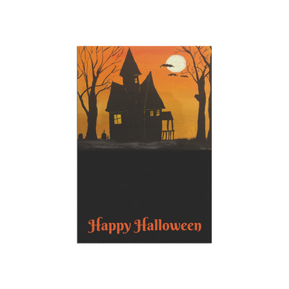 Halloween Spooky House Welcome Garden & House Banner