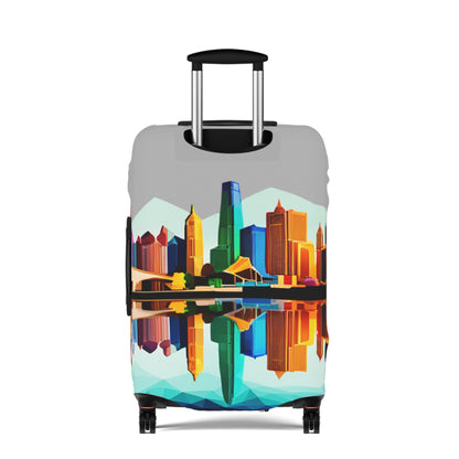 Dallas Texas Reflections Luggage Cover