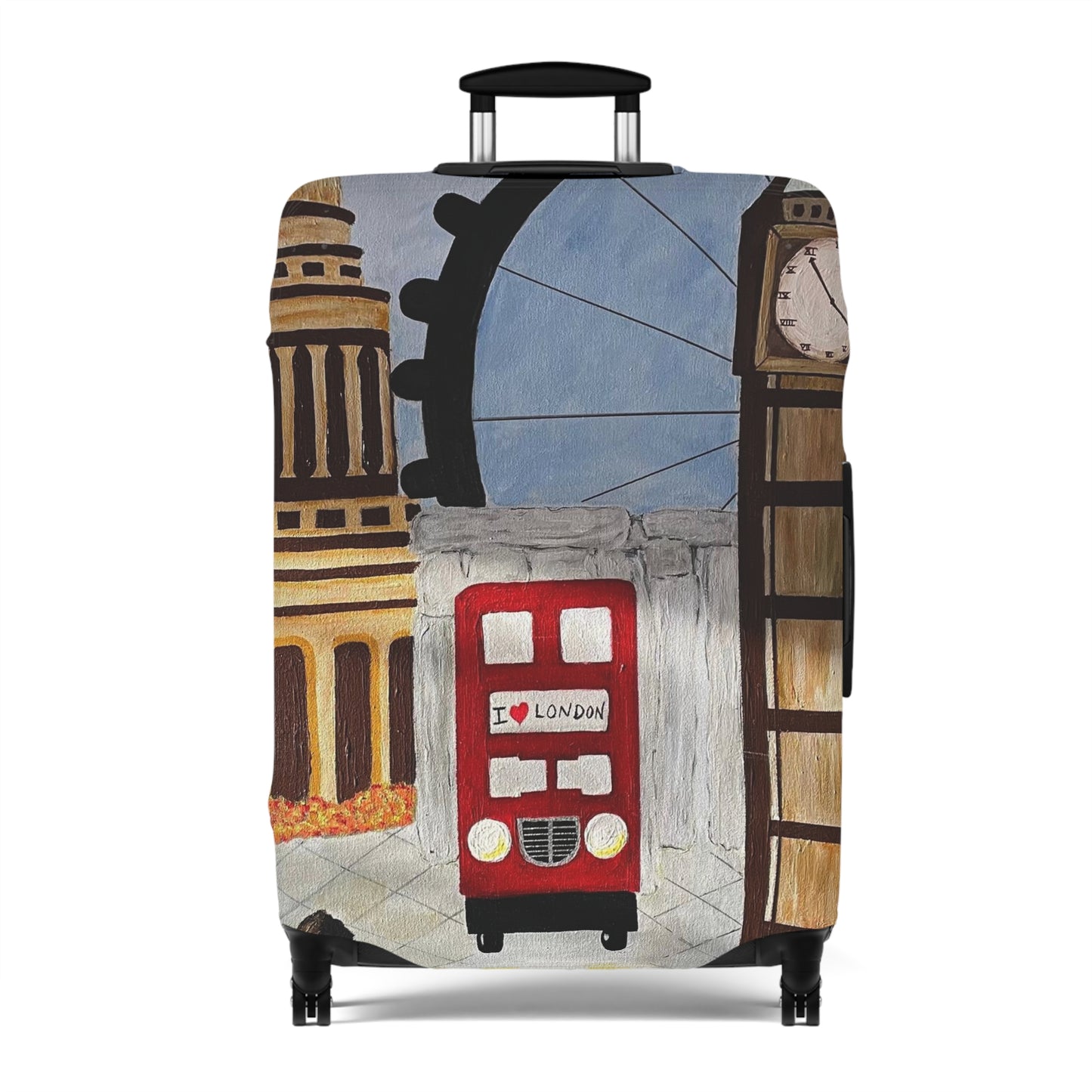 I Love London Luggage Cover