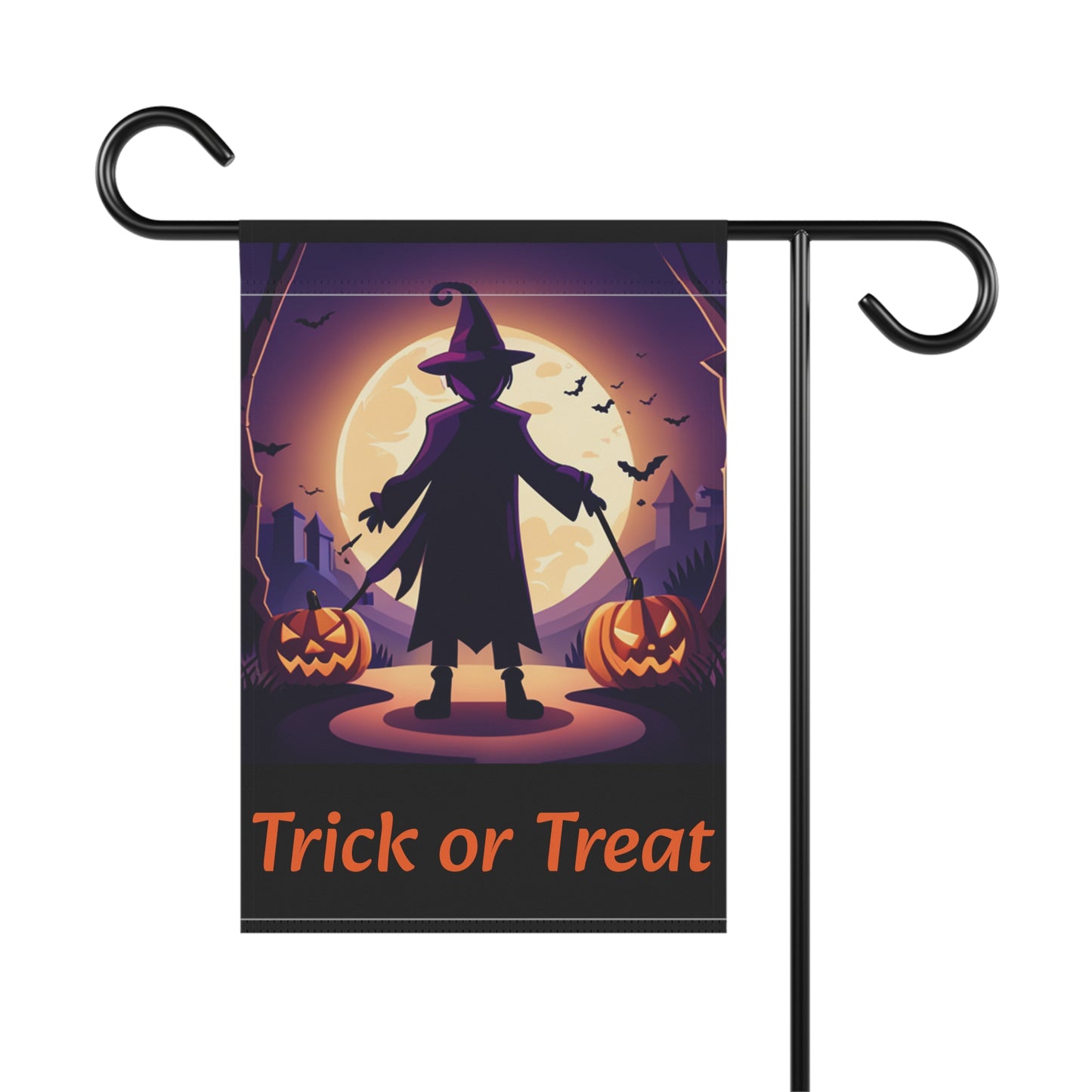 Halloween Witch Trick or Treat Welcome Garden & House Banner