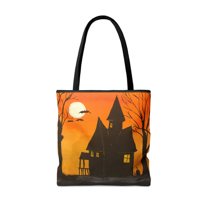 Halloween Spooky House Tote Bag