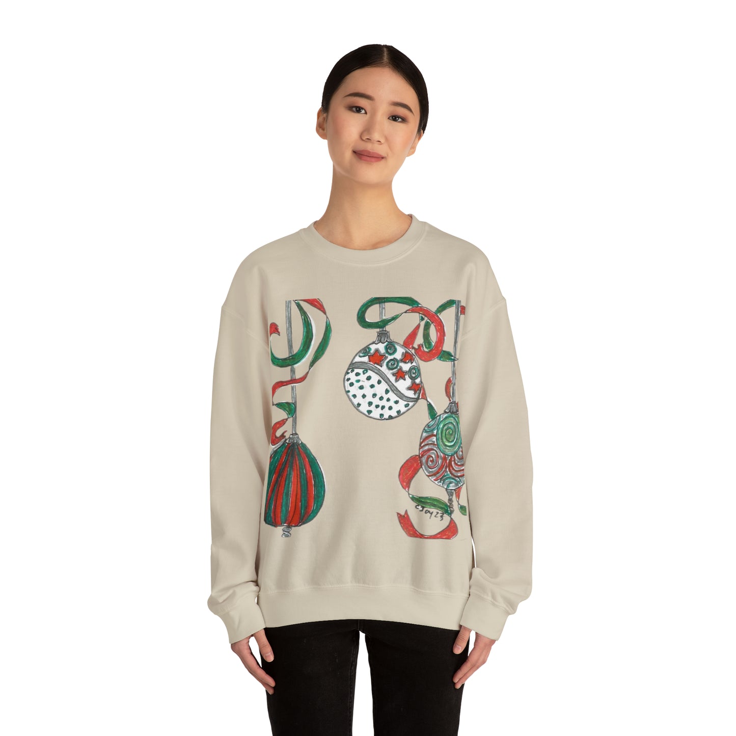 Christmas Ornaments Holiday Sweatshirt