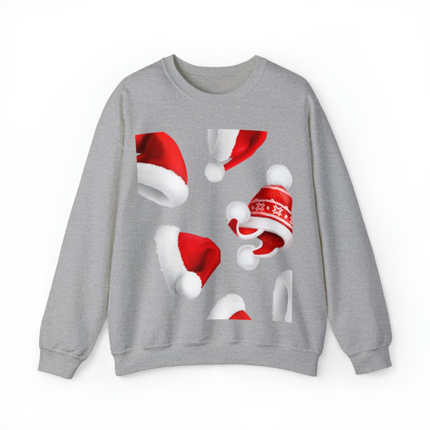 Santa Hat Christmas Holiday Sweatshirt