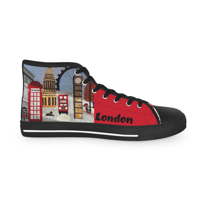 I Love London Men's High Top Sneakers