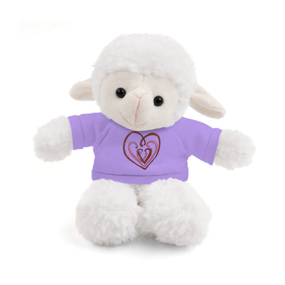 Hearts Intertwined Stuffed Animals with Tee