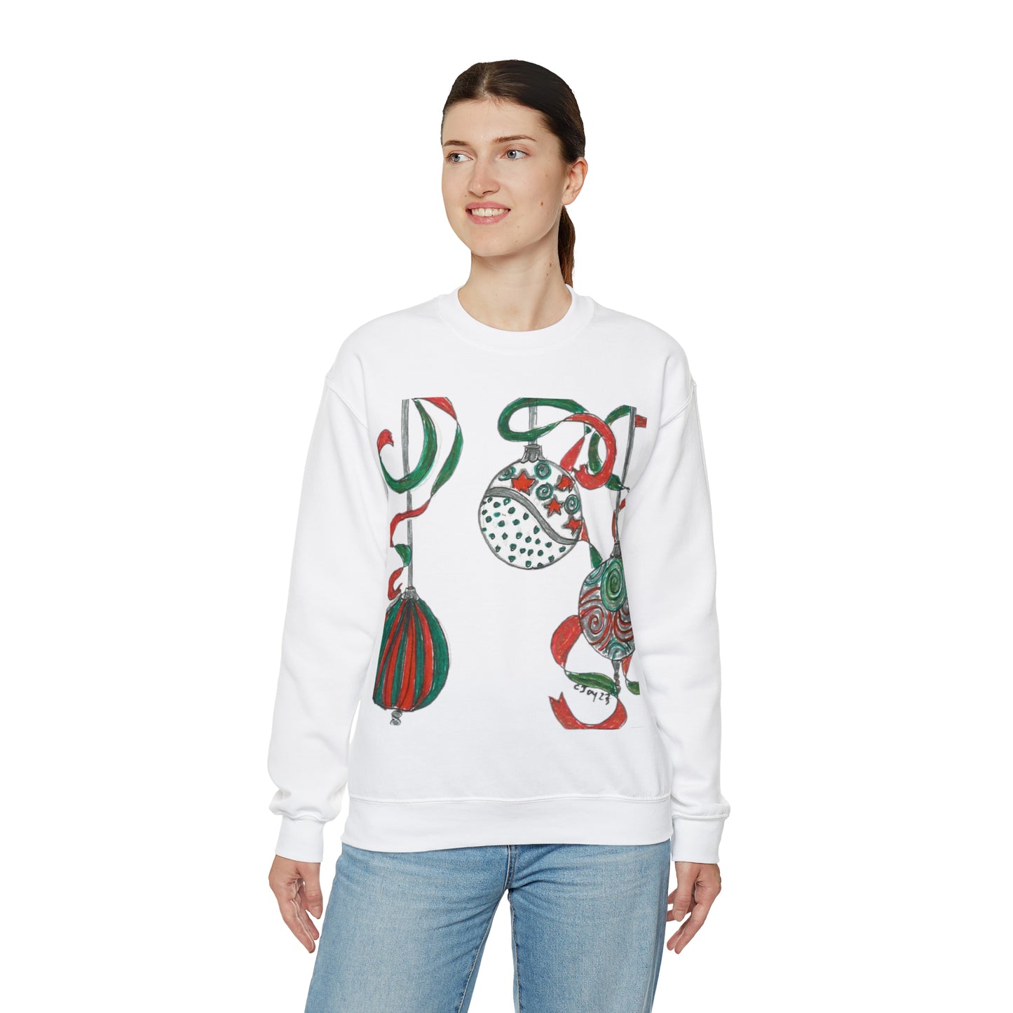 Christmas Ornaments Holiday Sweatshirt