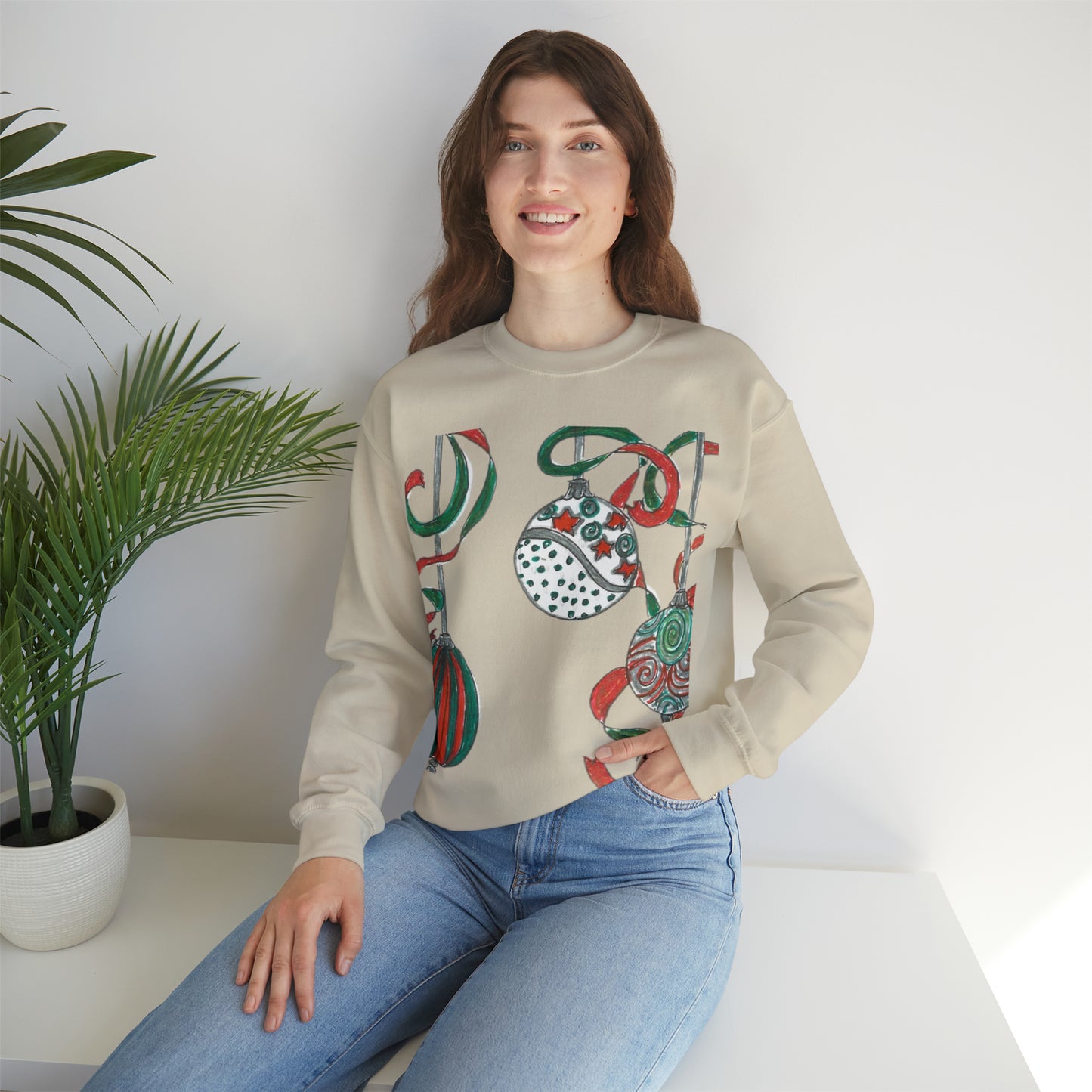 Christmas Ornaments Holiday Sweatshirt