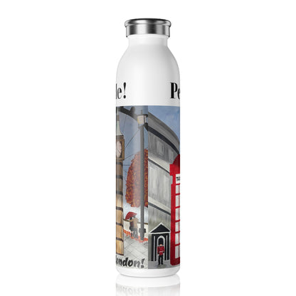 I Love London Slim Water Bottle (20oz)