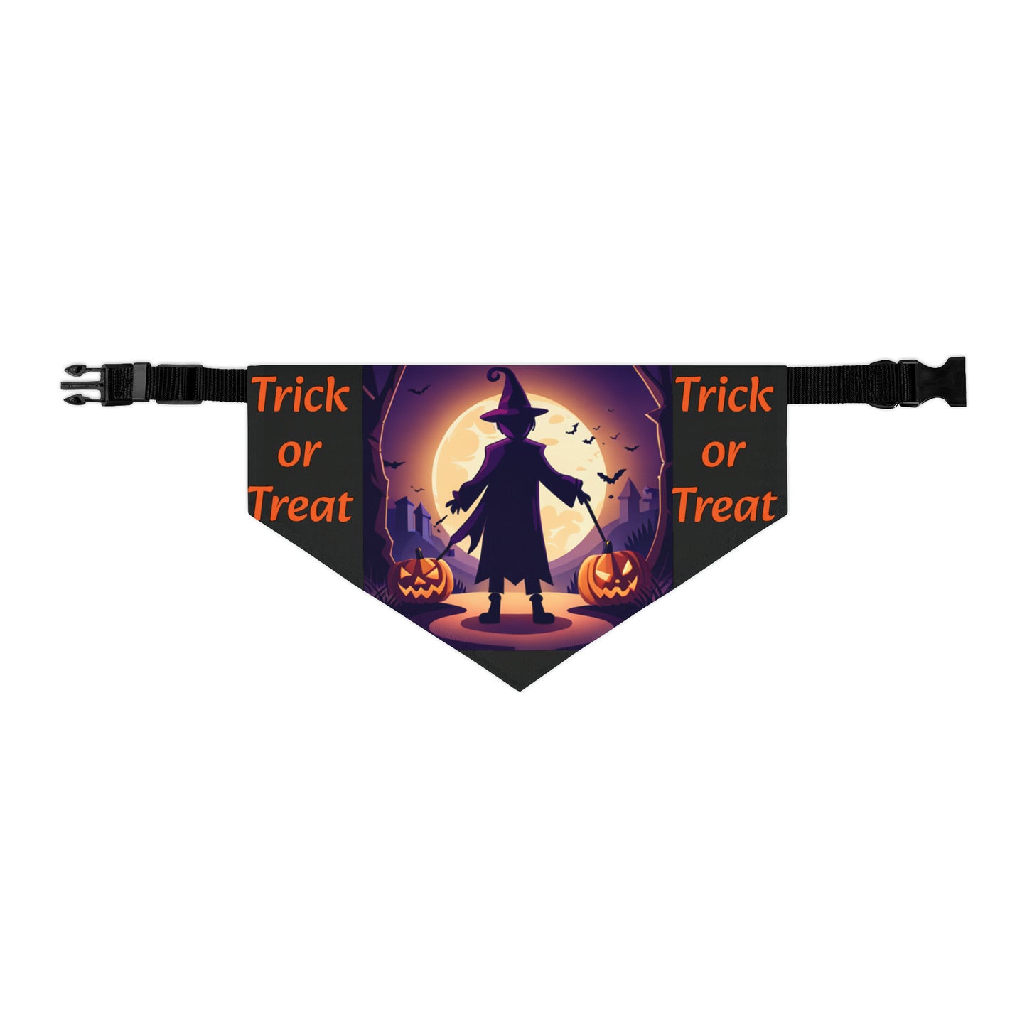 Halloween Witch Trick or Treat Pet Bandana